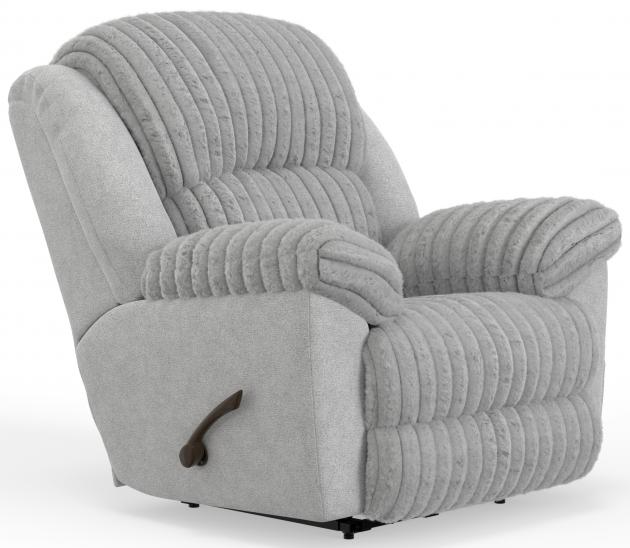 Catnapper Shaggy Rocker Recliner in Moonstruck