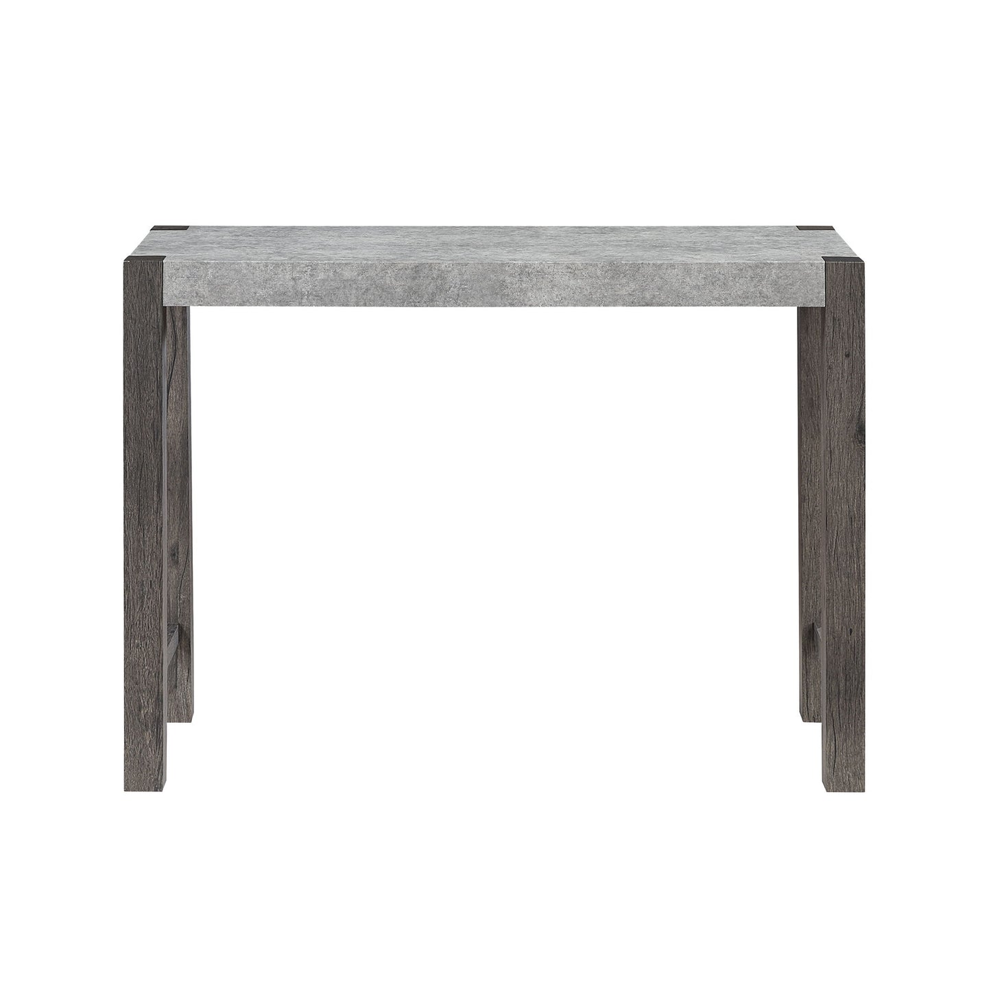 Regina - Console Sofa Table And Double Pedestal Base - Gray