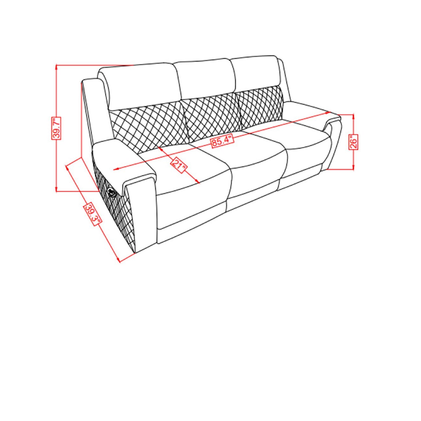 Alicia - Traditional Reclining Set