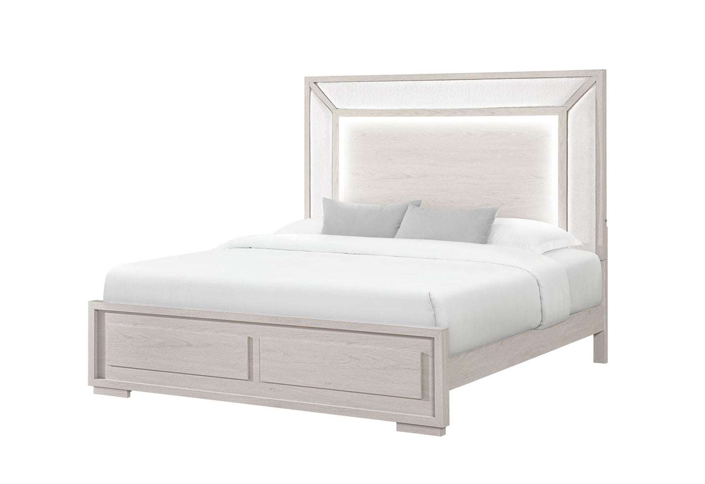 Clara - King Bed Footboard And Slats - Beige