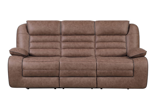 U2250 - Reclining Sofa / Console Reclining Loveseat / Glider Recliner - Brown