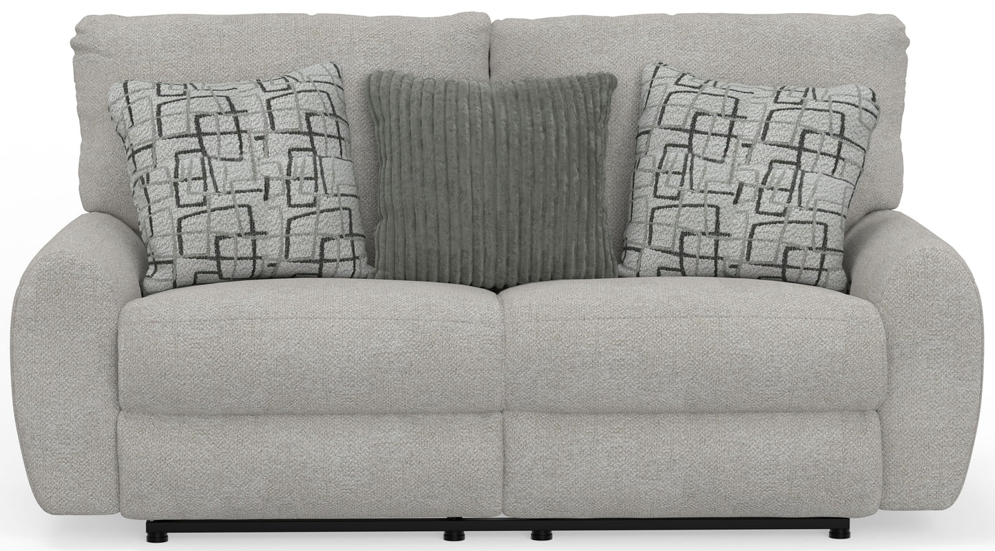 Maxwell - Power Deep Seat Reclining Loveseat - Cream