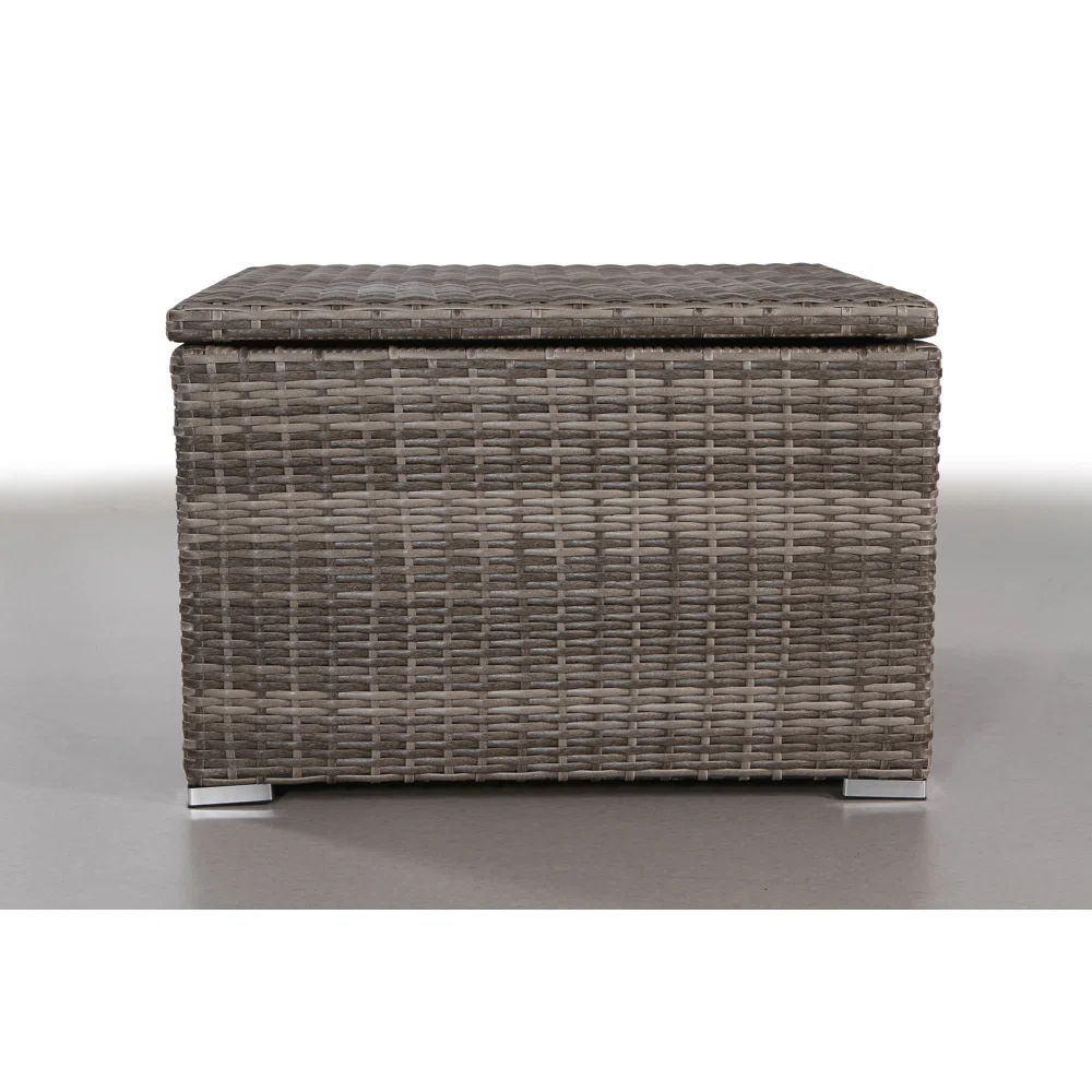 Outdoor Storage End Table - Gray Mix