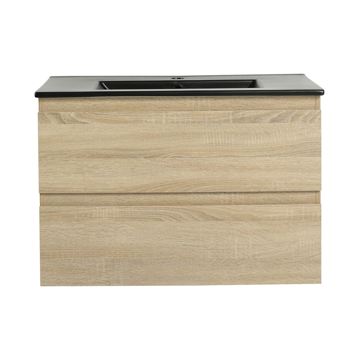 Wall Mounted Bathroom Vanity With Sink, 2 Soft Close Drawers