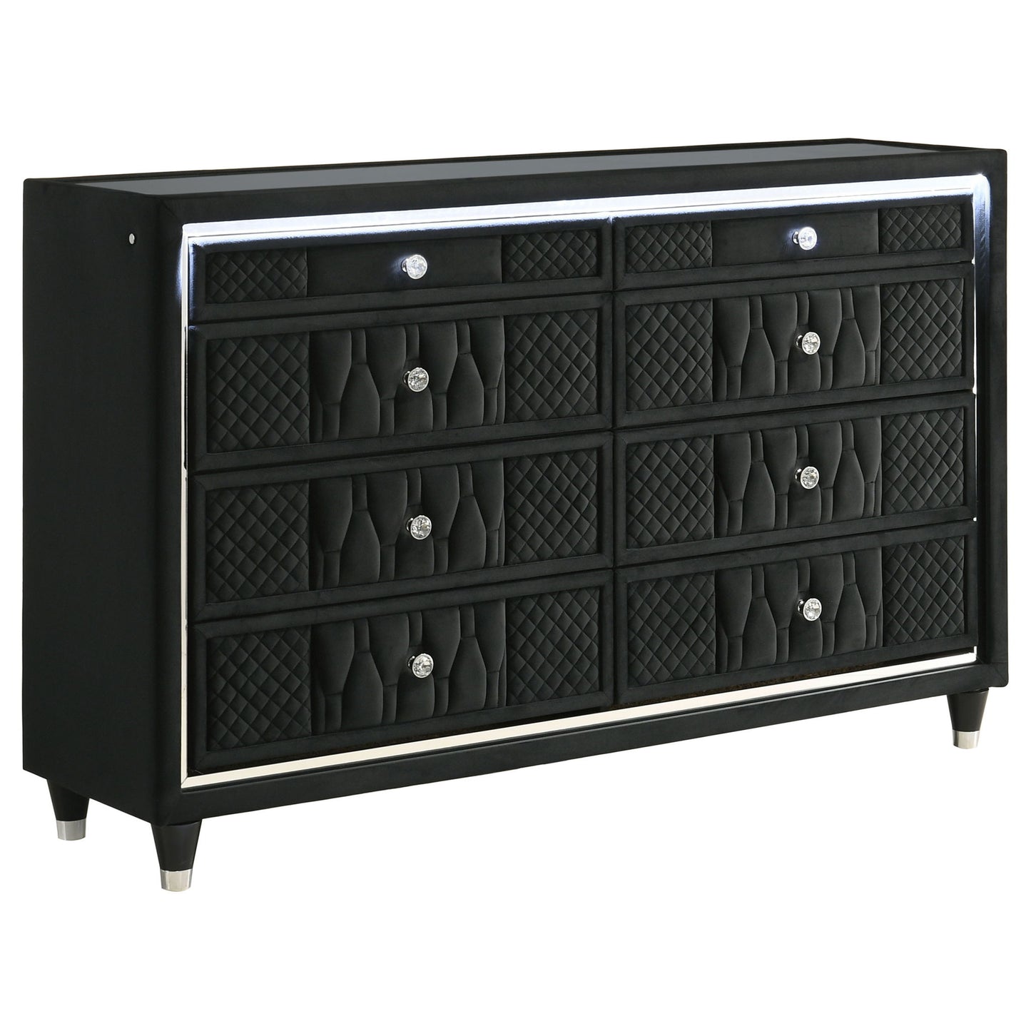 Mika - 8 Drawer LED Dresser