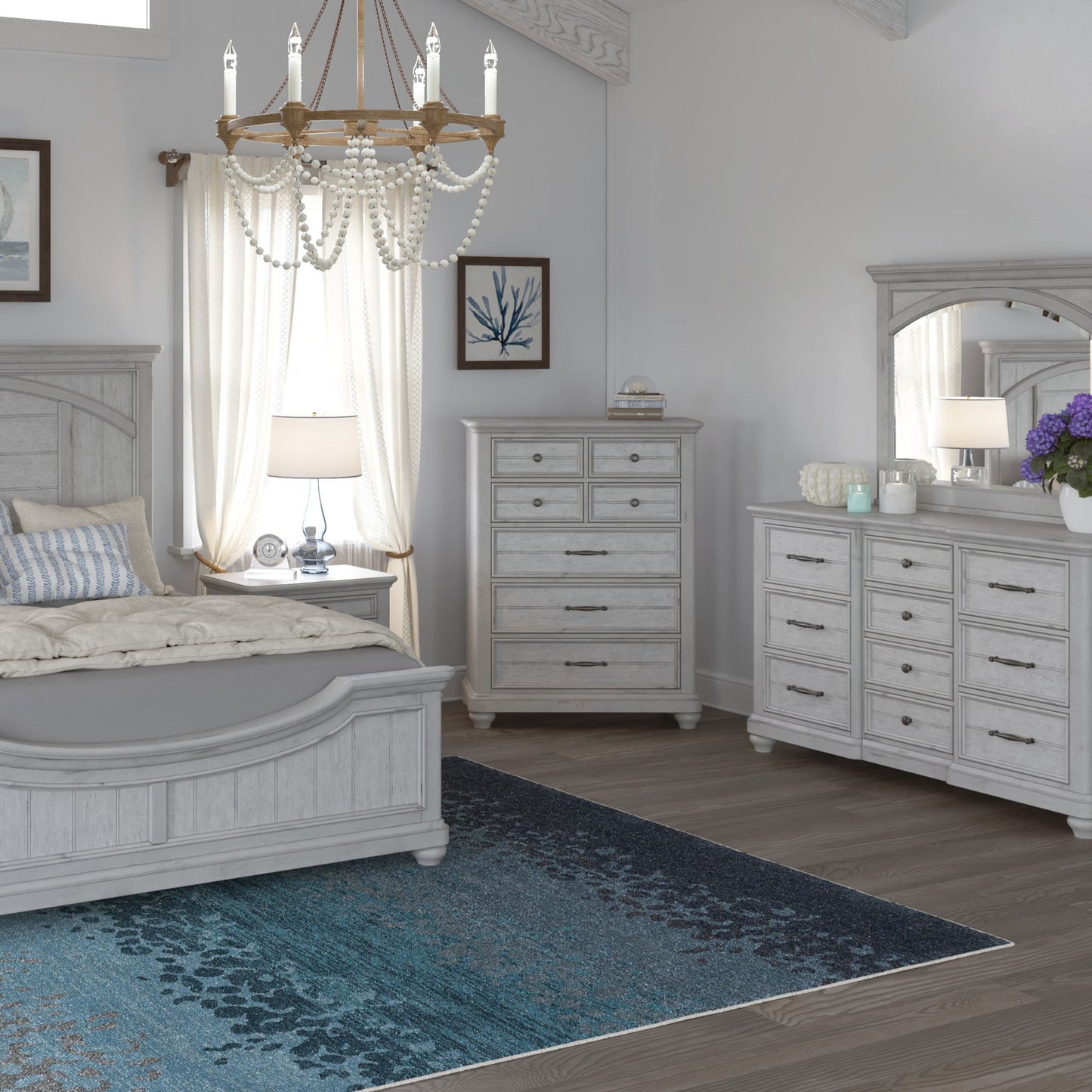 7 Drawer Chest - Gray