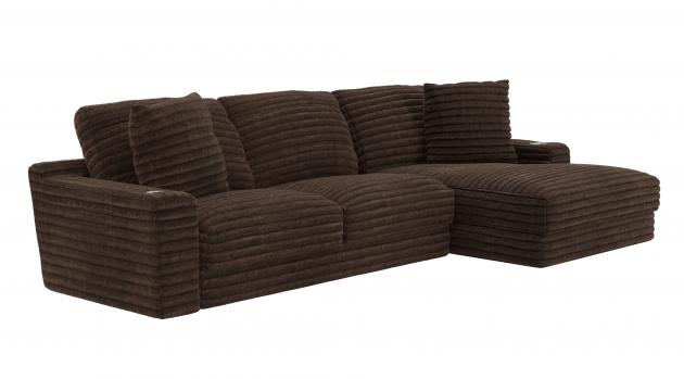Jackson Comfrey LSF Sofa in Chocolate