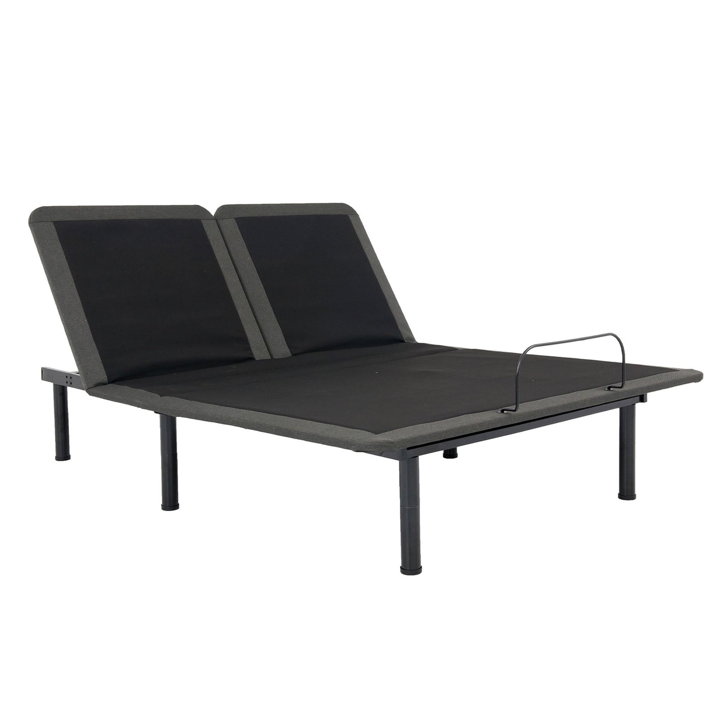Remedy Sleep - Split Head Queen Adjustable Bed Frame With Voice Activated Controls - Black