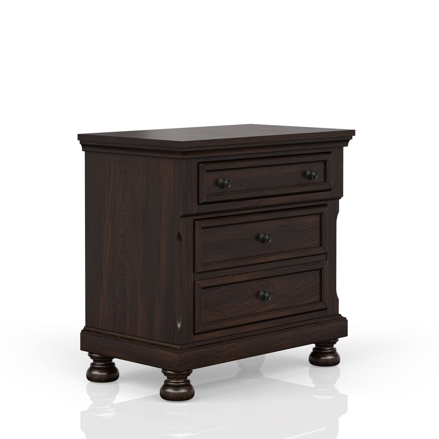 Nightstand Two Drawer - Cherry