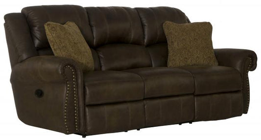 Catnapper Pickett Reclining Sofa in Walnut
