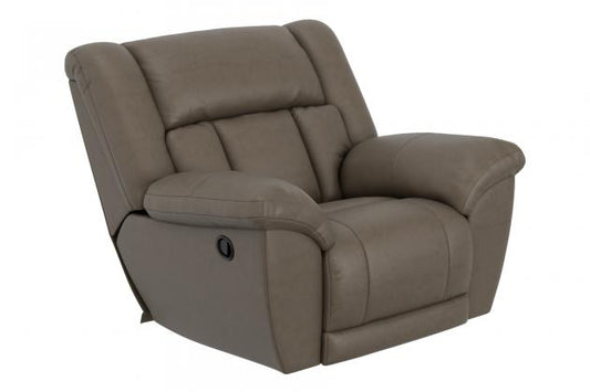 Catnapper Sentinel Lay Flat Rocker Recliner w/Extended Ottoman in Taupe