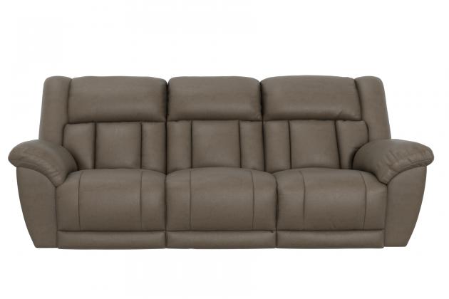Catnapper Sentinel Lay Flat Reclining Sofa w/Extended Ottoman in Taupe