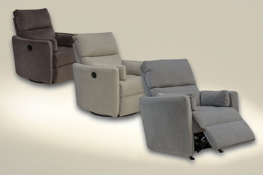 Catnapper Crescent recliner shown in multiple upholstery colors; price is for one chair