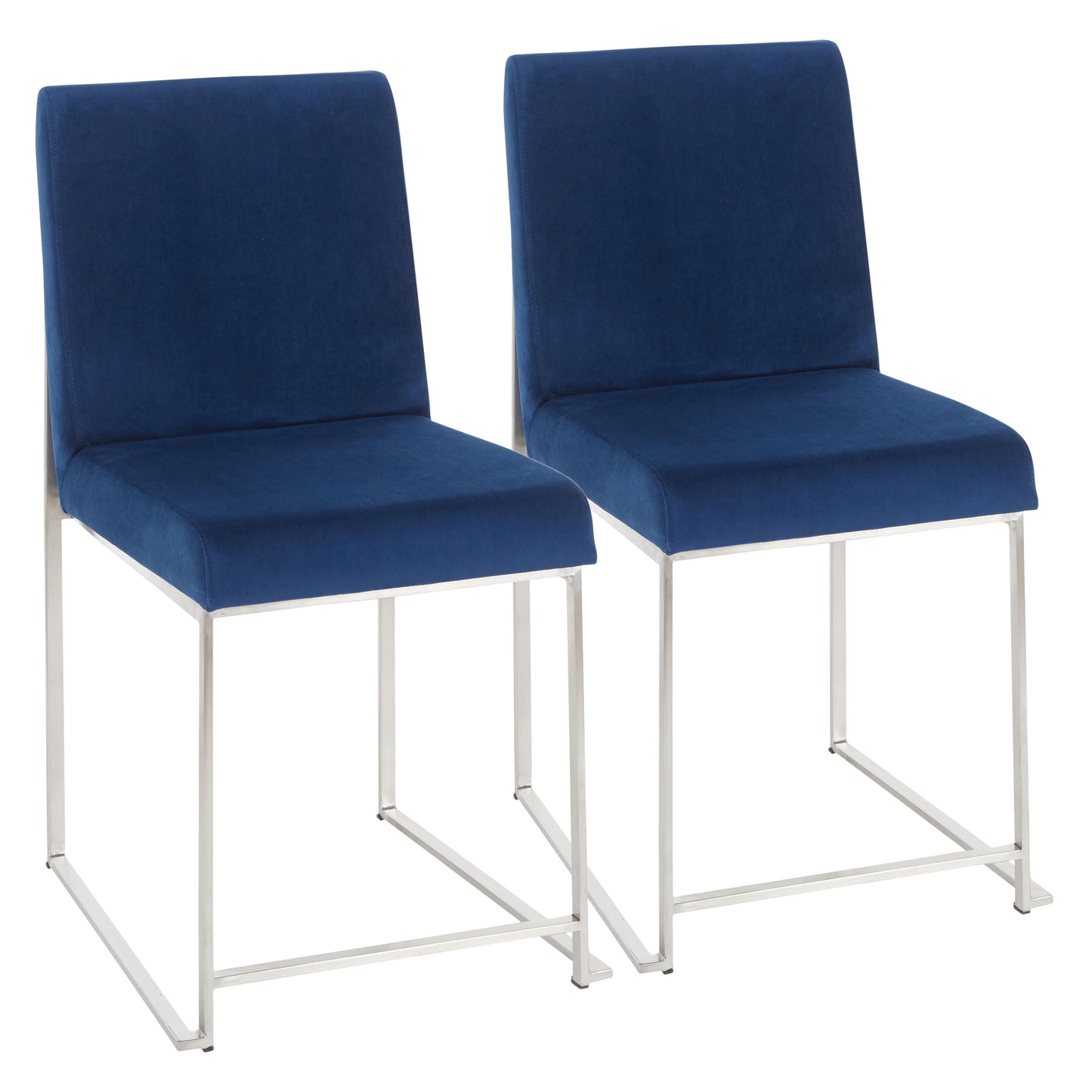 Fuji - Contemporary Modern Elegance High Back Dining Chair (Set of 2)