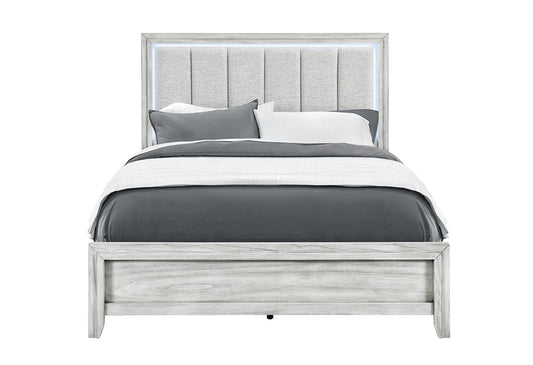 Elsie - Queen Bed / King Bed Siderails - Light Gray