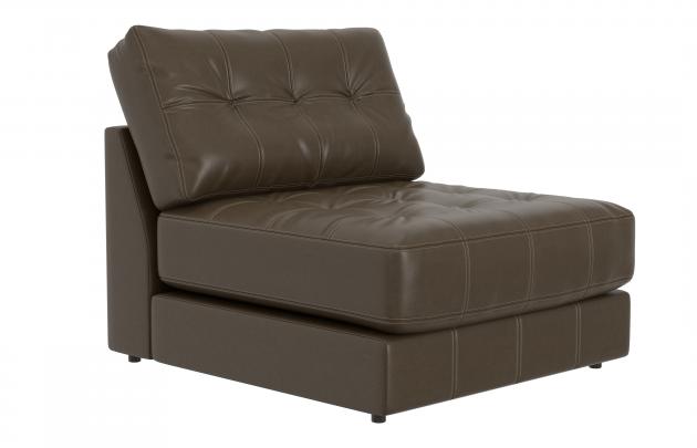 Jackson Siena Armless Chair in Chocolate