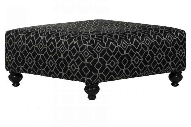 Jackson Cumberland Cocktail Ottoman in Onyx