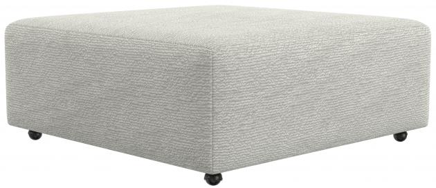 Catnapper Majesty Castered Cocktail Ottoman in White