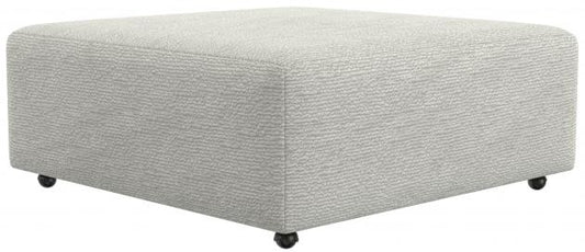 Catnapper Majesty Castered Cocktail Ottoman in White