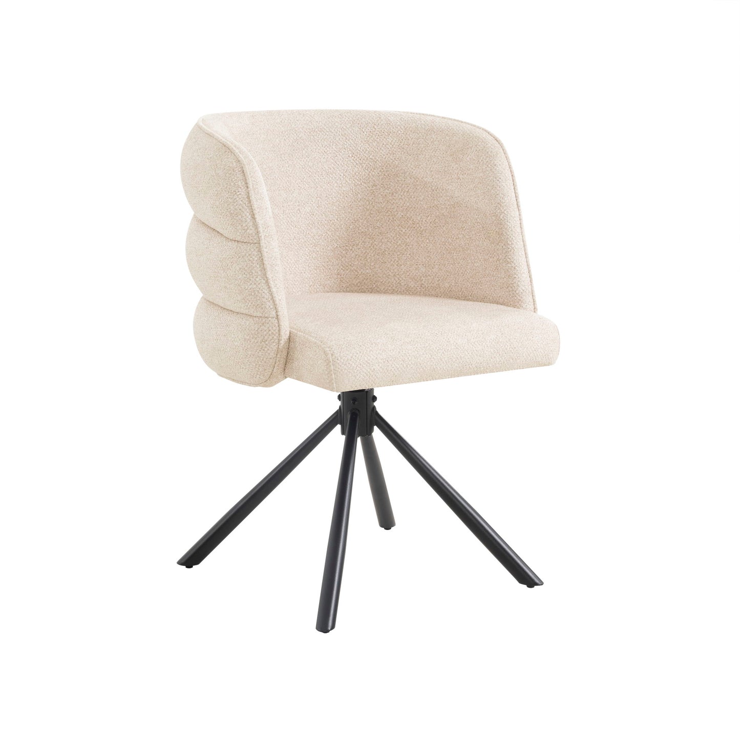 270 Degree Swivel Upholstered Desk Chairs (Set of 2)