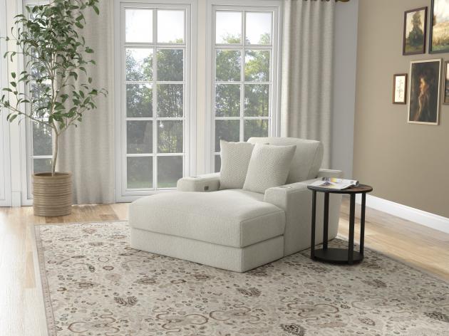 Jackson Cozy Sectional collection arrangement; coordinating pieces sold separately in Pearl