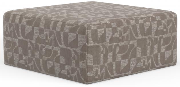 Jackson Zeke Cocktail Ottoman in Cloud