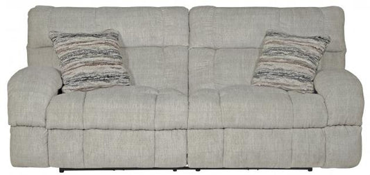 Catnapper Ashland Lay Flat Reclining Sofa in Buff