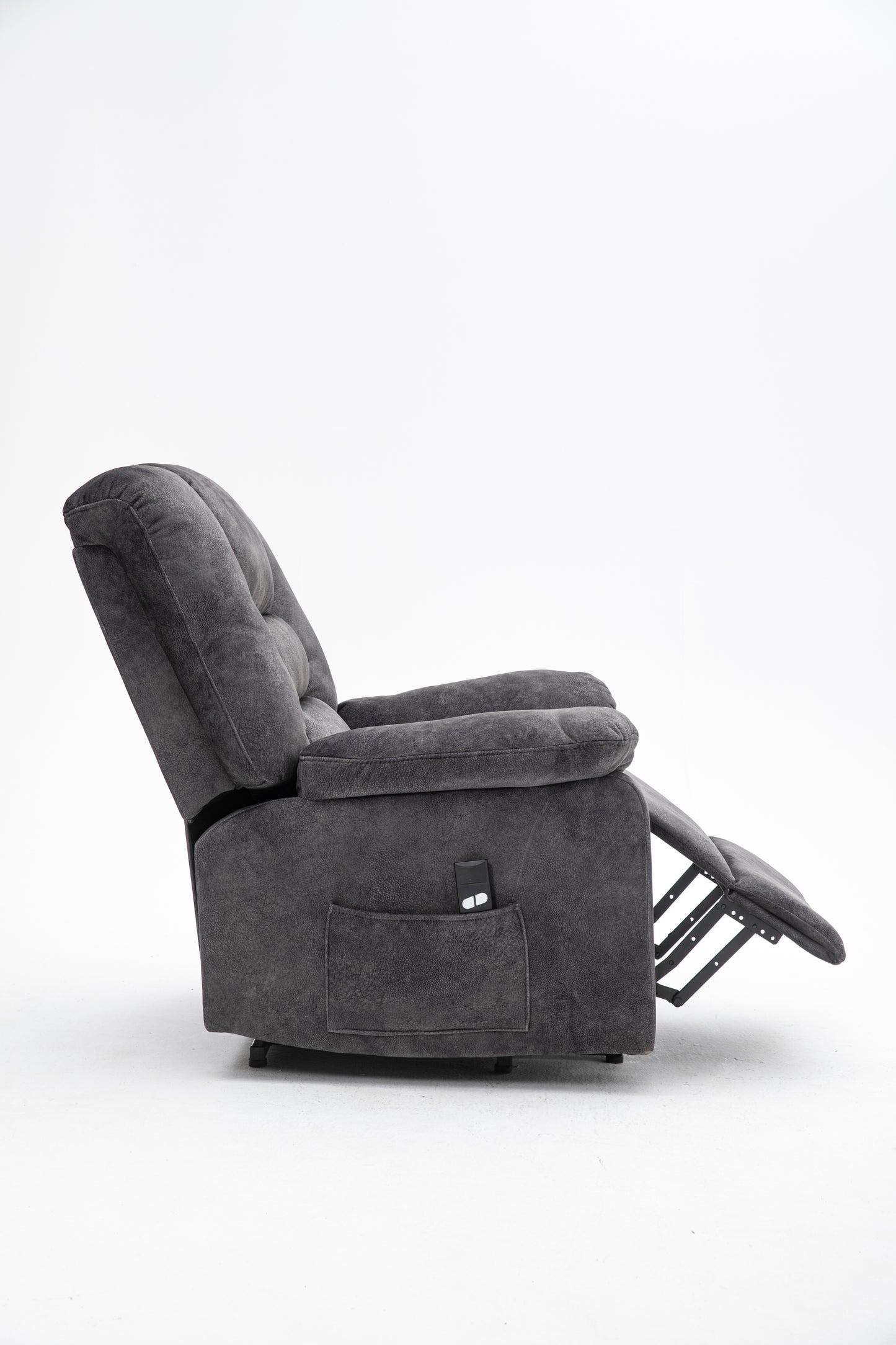 Reclining Lift Chair with Heat and Massage - Gray