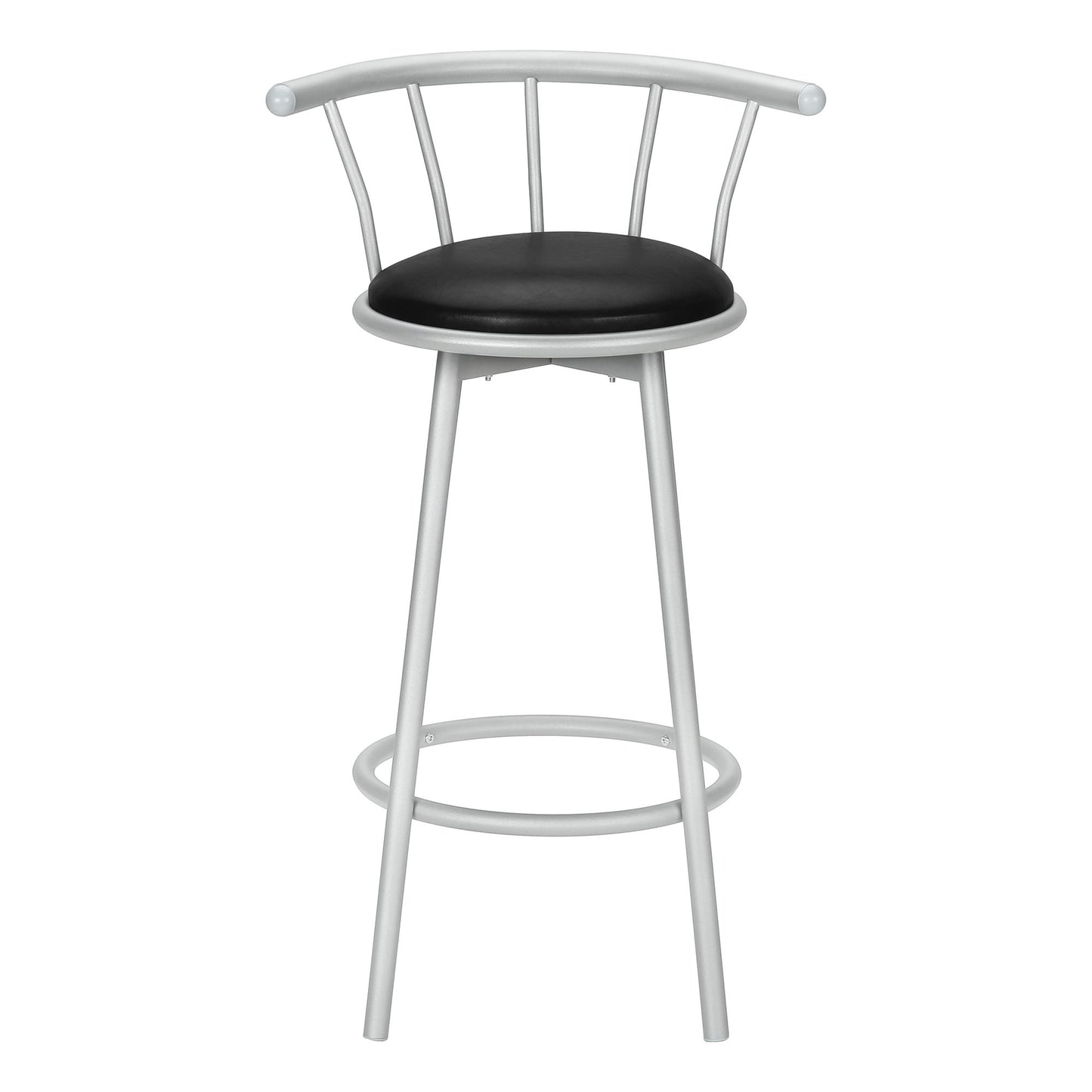 Swivel Stool Bar Height, Stylish Design Contemporary & Modern (Set of 2)