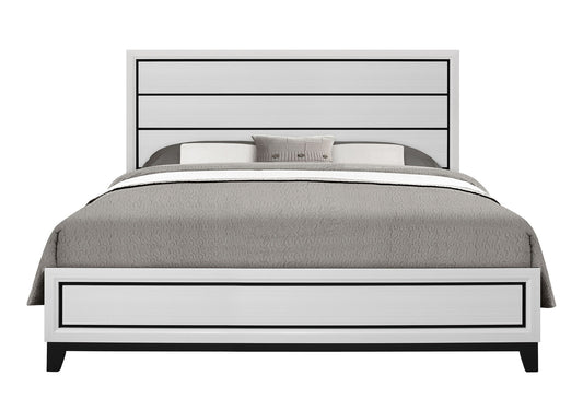 Kate - King Bed Headboard & Footboard - White