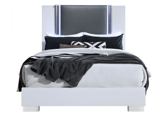 Ylime - King Bed Side Rails And Full Slats - White