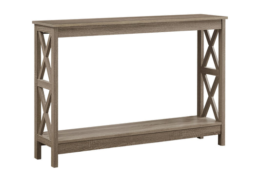 Accent Console Table For Entryway, Stylish Modern - Taupe