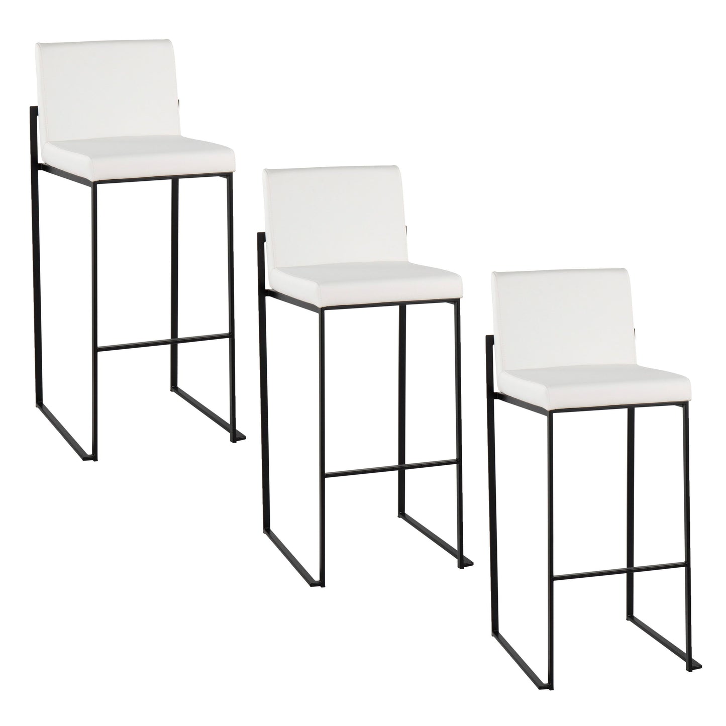 Fuji - Contemporary High Back Barstool Elegant Design