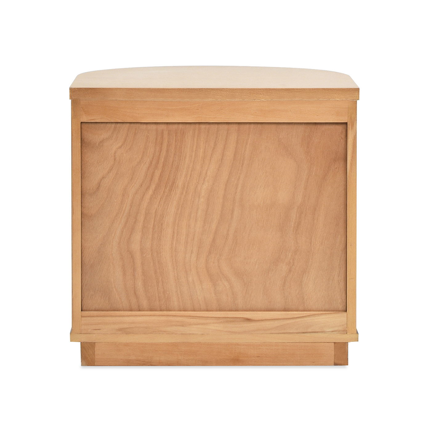 Valentine - 2 Drawer Storage Side Table - Natural Brown Beech