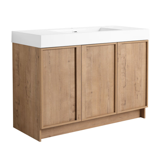 Freestanding Bathroom Vanity With Sink, Soft Close Doors
