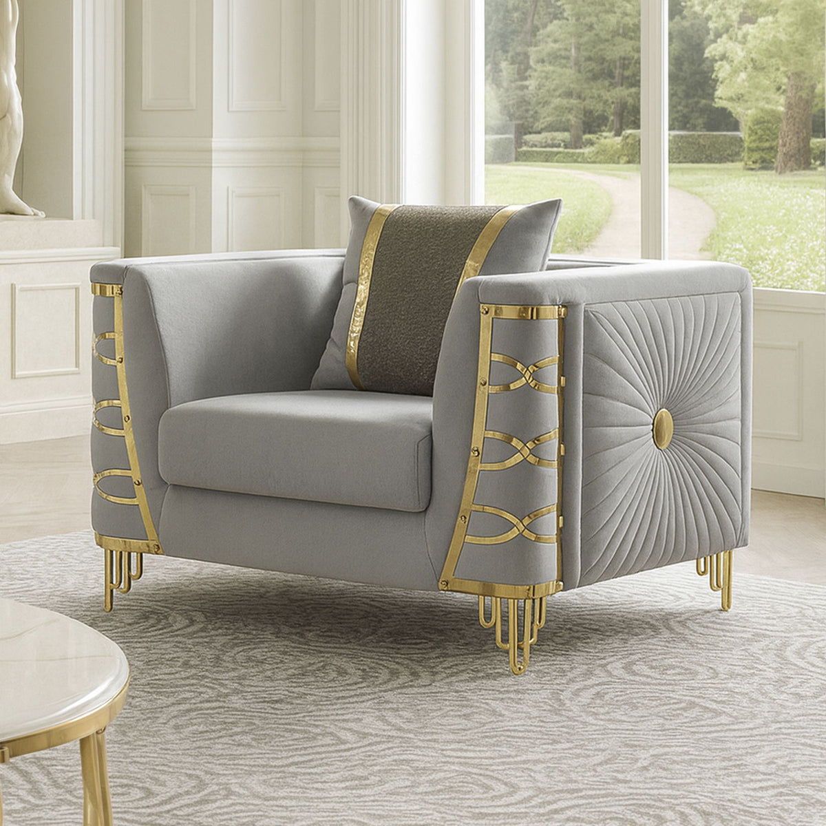 Contessa - Accent Chair - Gray