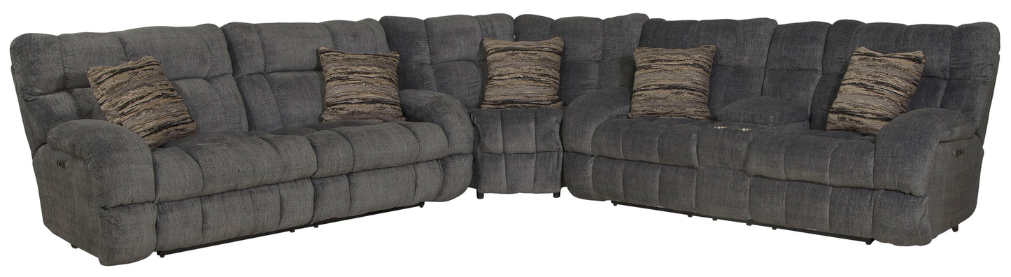 Ashland - Reclining Sectional With 4 Lay Flat Reclining Seats