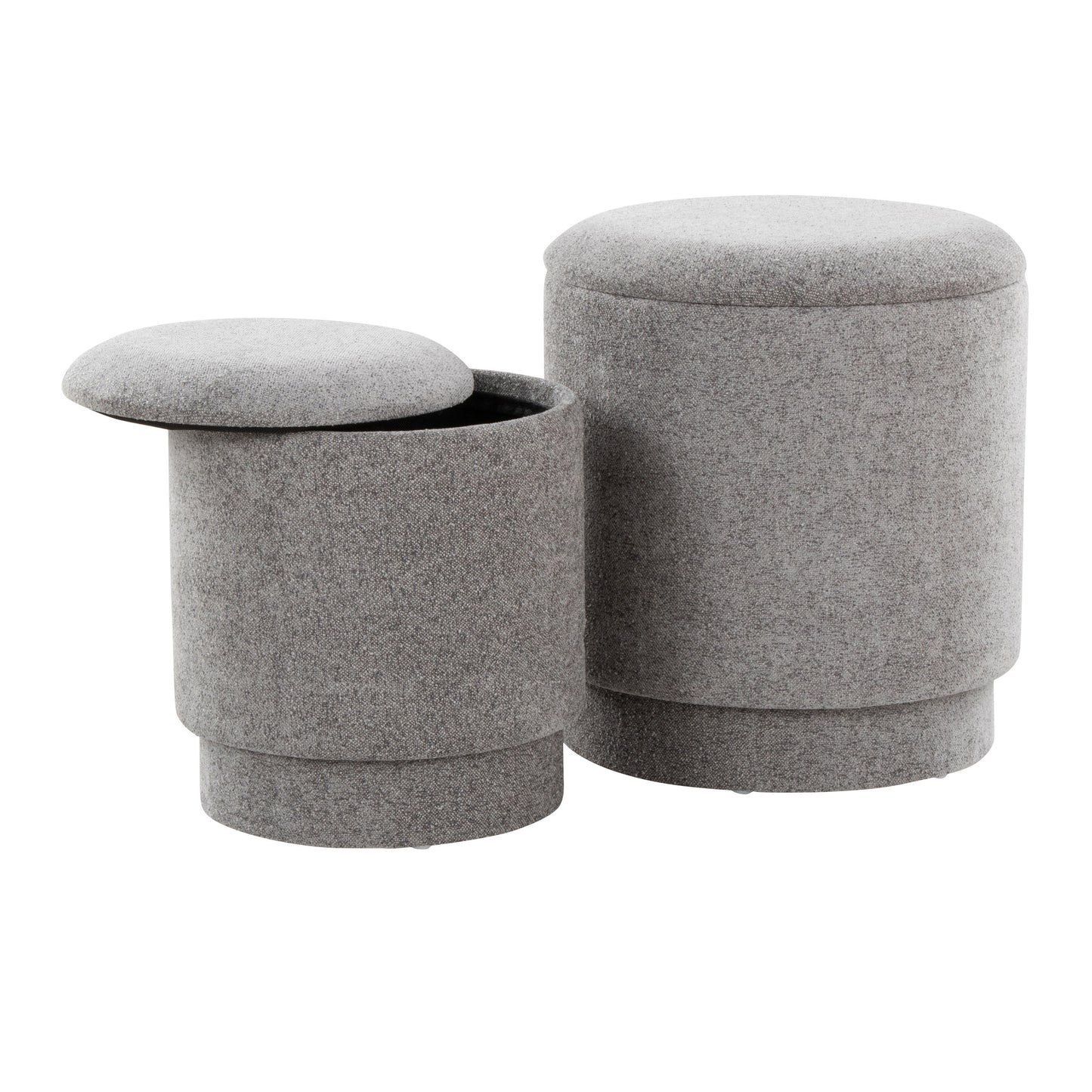 Marla - Upholste Contemporary Ottoman Set