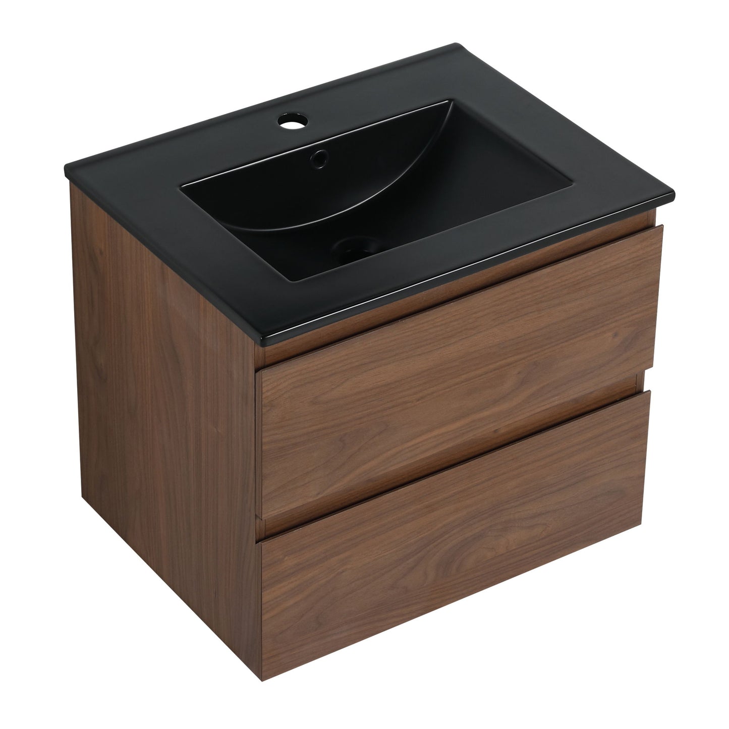 Wall Mounted Bathroom Vanity With Sink, 2 Soft Close Drawers