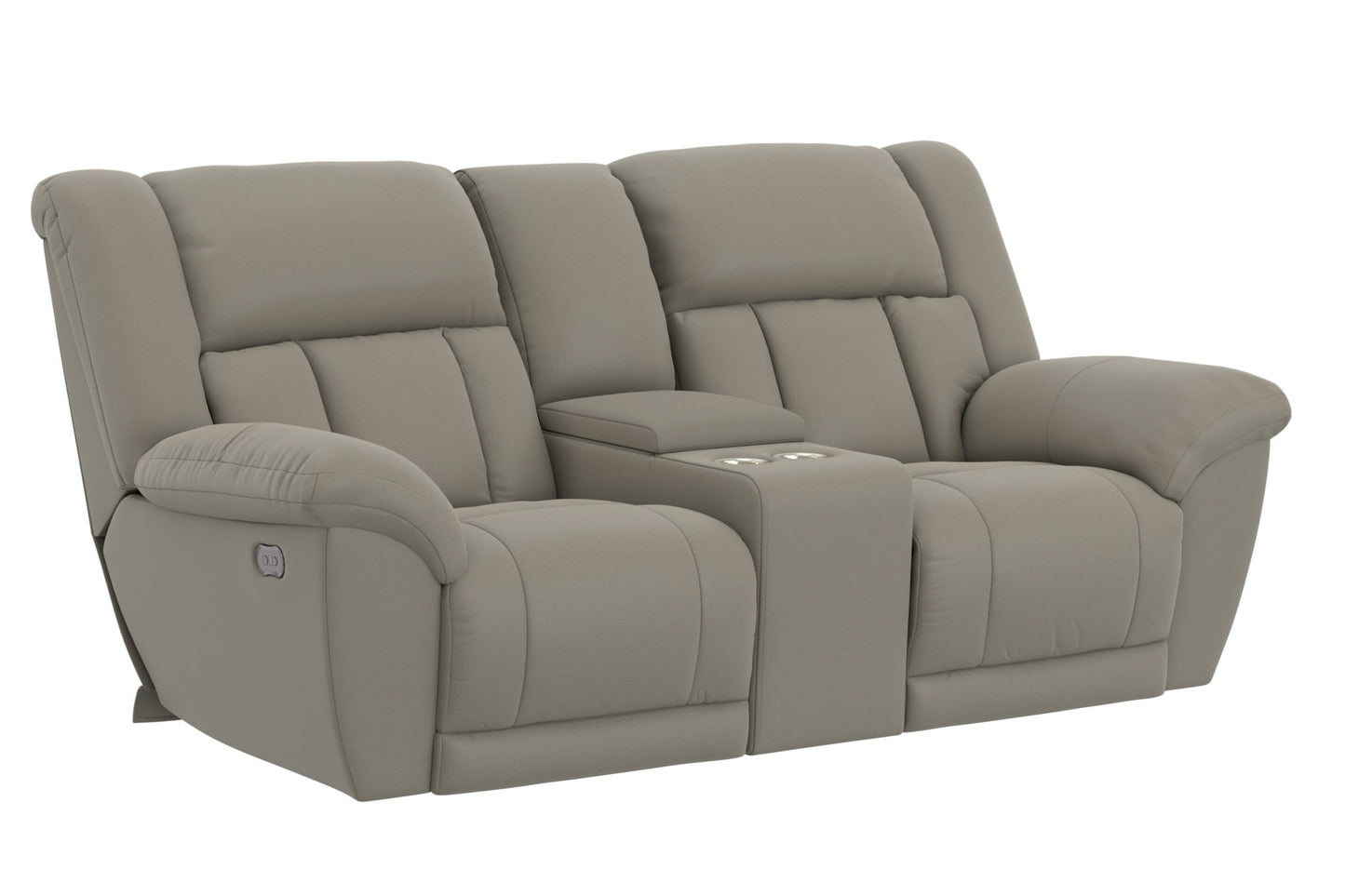 Sentinel - Lay Flat Reclining Loveseat With Extended Ottoman