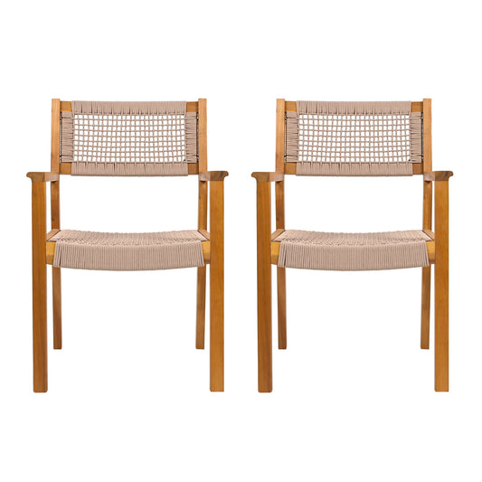 Outdoor Dining Patio Chairs (Set of 2)