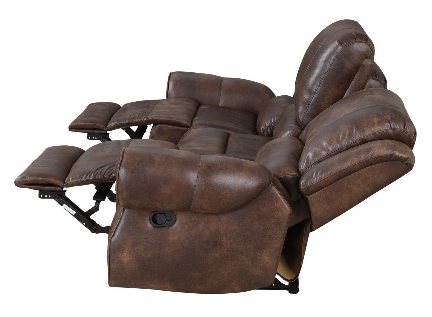 Navarro - Recliner Sofa - Brown