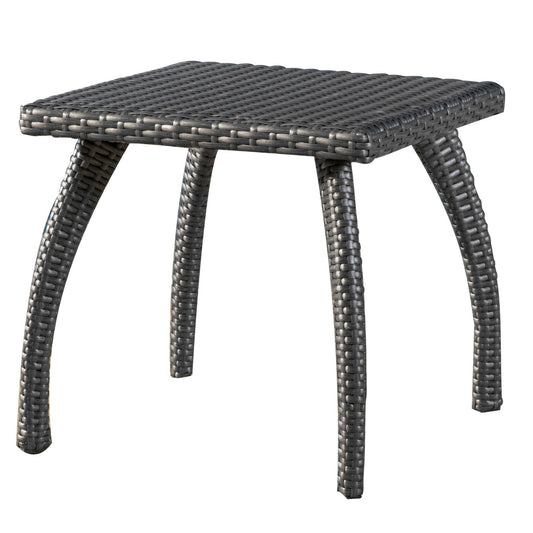 Luminant - Outdoor Side Table With Iron Frame - Gray