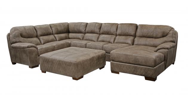 Jackson Royce collection arrangement; coordinating pieces sold separately in Taupe