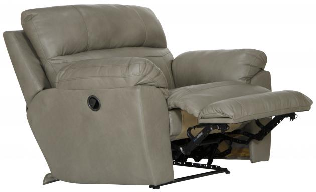 Catnapper Costa Lay Flat Recliner in Putty