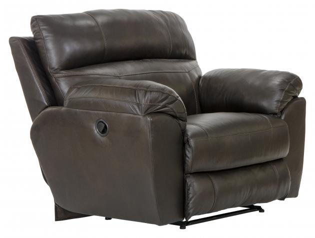Catnapper Costa Lay Flat Recliner in Chocolate