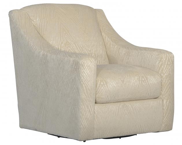 Jackson Lamar Swivel Chair in Cream
