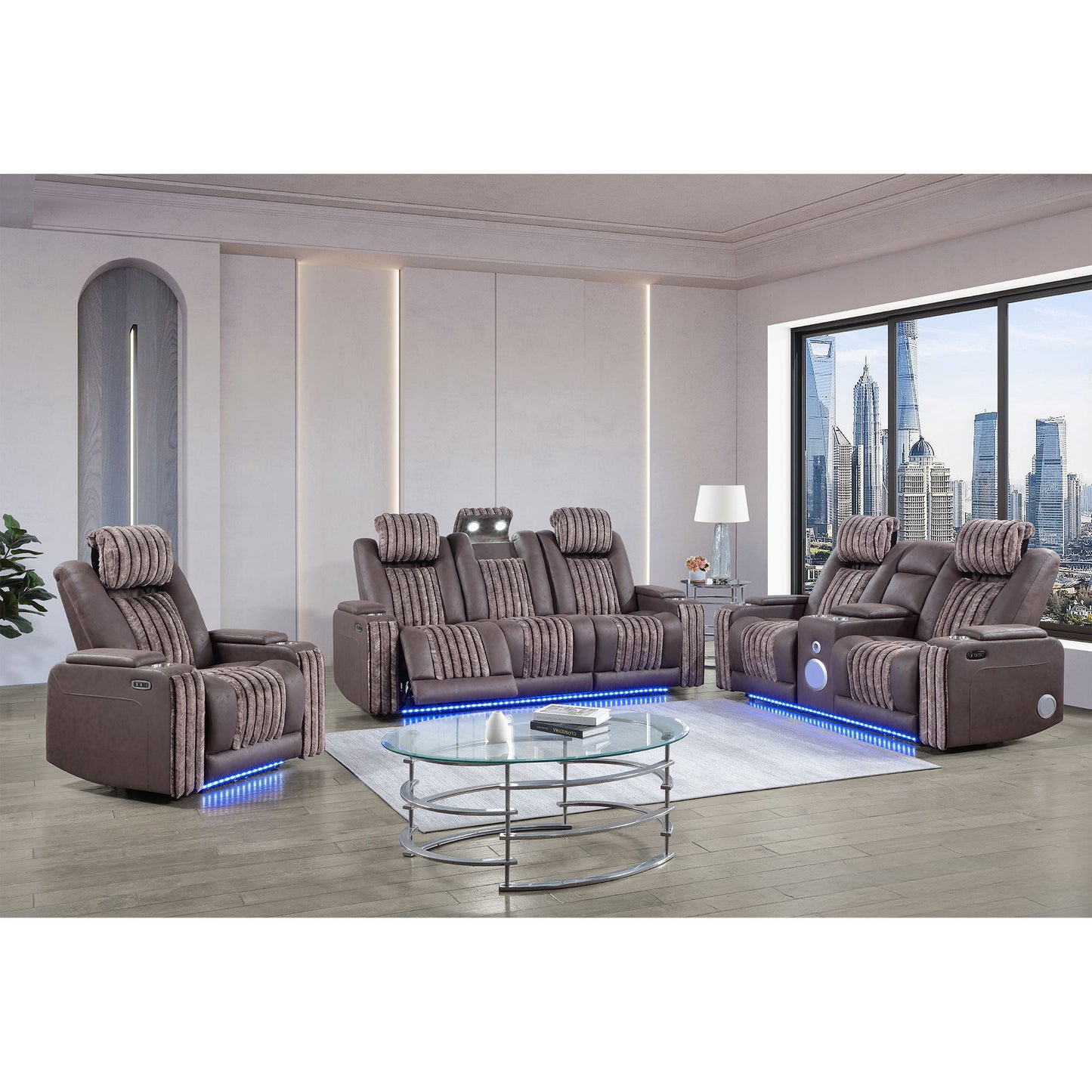 Duran - Power Reclining Set With Power Headrest