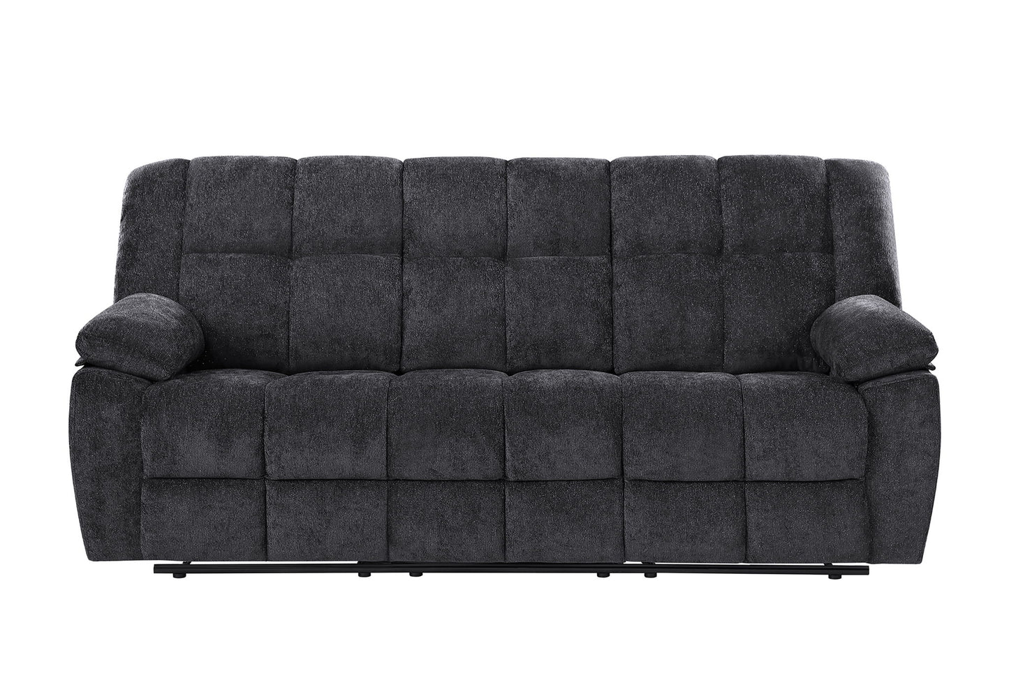 U6000 - Reclining Sofa - Black