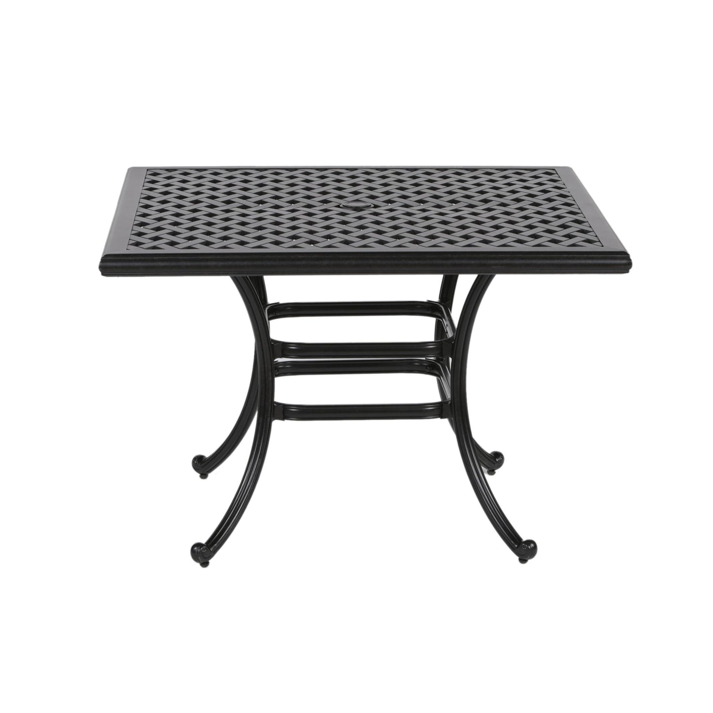 44" Square Dining Table - Dark Lava Bronze